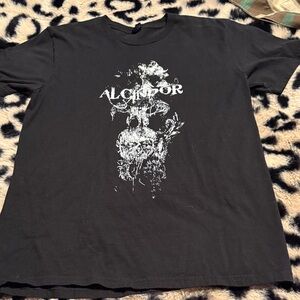 🤑 5 for $25 
Black T-Shirt with White Graphic